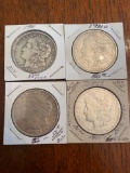 (4) Morgan silver dollars