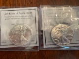 (2) 2016 Gov mint Liberty silver dollars