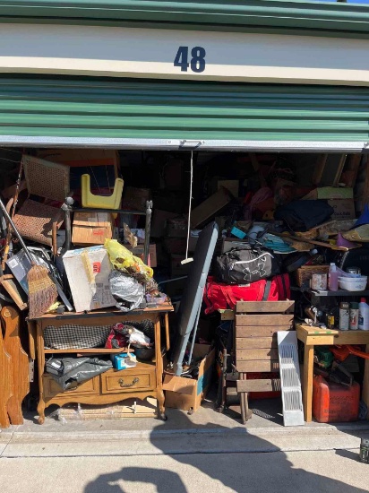 Contents Of Unpaid Storage Unit Located In Beloit Unit 48