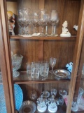 Contents of China Hutch Inc.Prism Drop Marble Base Candlesticks, Stemware, Pattern Glass,