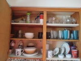Contents of Kitchen Cabinets inc. Pots, Pans, Dishware, Utensils