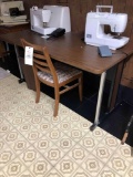 sewing table and chair