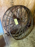 (3) Steel Wagon Wheels