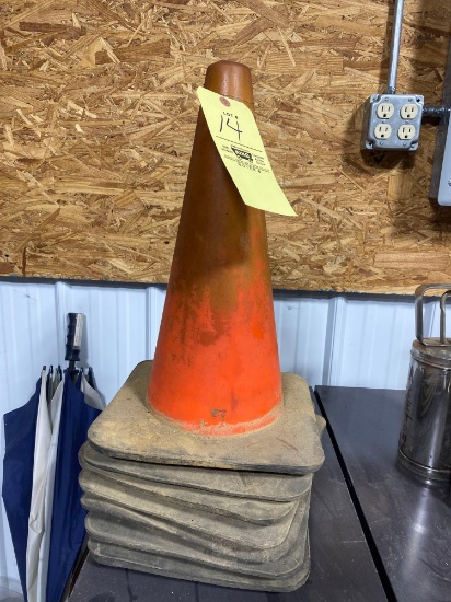 7 safety cones