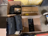 handheld radio parts and electronics 4 boxes