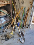 yard tools, spud bar, handles