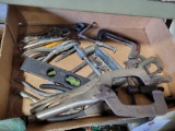 gages, vise grips, c clamps, plyers