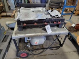 cart with LP griddle
