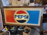 light up Pepsi sign