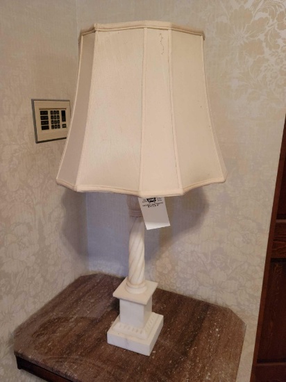 heavy marble base lamp