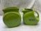 Fiesta Millennium pitcher, vase -discontinued color chartreuse