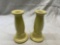 Fiesta candle holders- discontinued color yellow