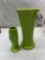 Fiesta vase, bud vase- discontinued color chartreuse