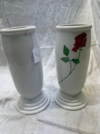 (2) Fiesta Millennium vases