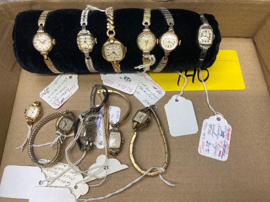 (10) Vintage Ladies Wristwatches
