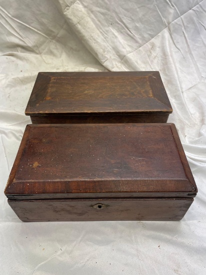 Antique dovetailed boxes