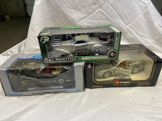 (3) Model cars
