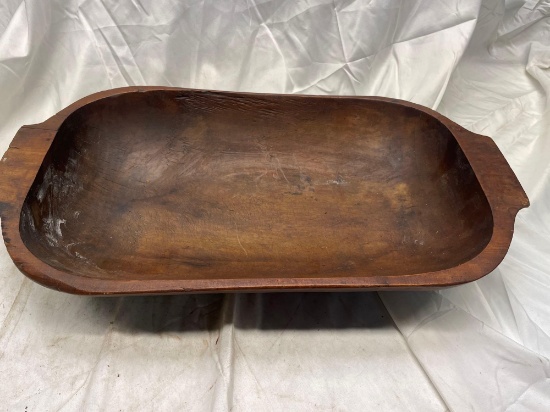 Early wood dough bowl