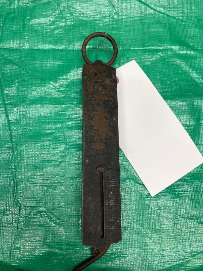 Early 30 lb hanging scale