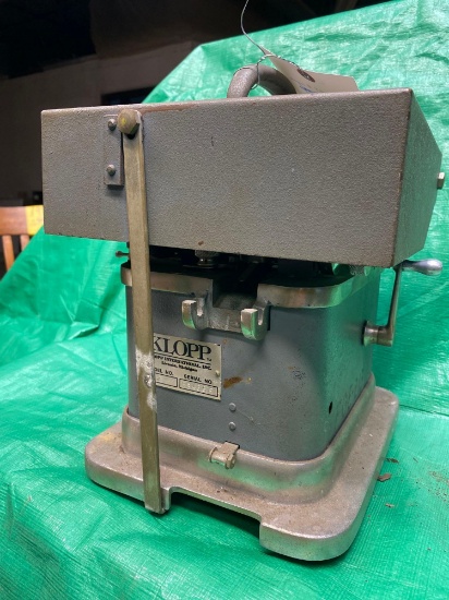 KLOPP model D2 coin counter