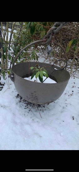 Large Iron Kettle