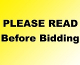 PLEASE READ BEFORE BIDDING!