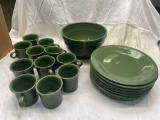 Fiesta dinner plates-mugs- bowl