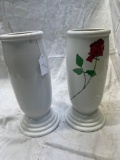 (2) Fiesta Millennium vases