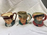 (3) Royal Doulton Toby mugs