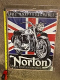 Tin Norton Sign