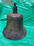 US Navy Cast Iron Bell w/ clapper