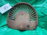 WALTER A WOOD CAST IRON TRACTOR SEAT