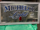 Michelob Light Mirror Sign