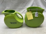 Fiesta Millennium pitcher, vase - discontinued color chartreuse