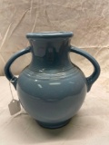 Fiesta Millennium vase with handles- discontinued color periwinkle