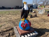 JI Case Eagle Statue