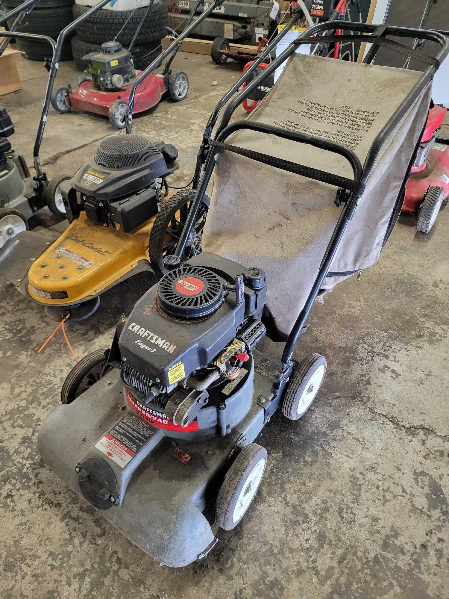 Craftsman eager 1 chipper vac 5.0 hp Proxibid