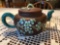 Chinese 20th Century Yixing Teapot with enamel decorations