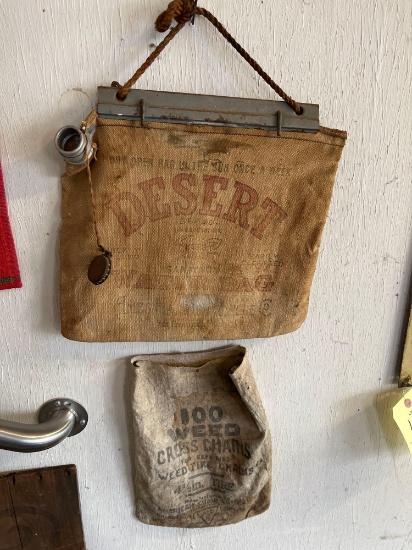 Desert Water Bag, Vintage Weed Tire Chains Bag