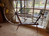 Vintage Large Spinning Wheel