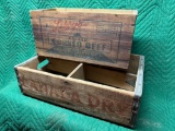 (2) Advertising Crates