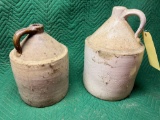 (2) Crock Jugs