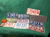 Vintage License Plates