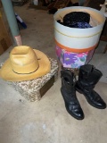 Cowboy Hat and Boots, Hat Boxes