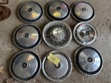 (9) Assorted Hubcaps