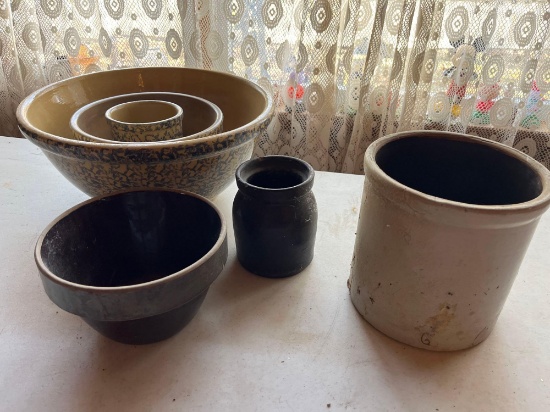 (6) PC. STONEWARE