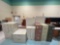 large grouping of metal file cabinets