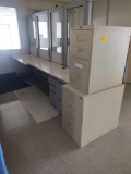 Desks, Metal File Cabinets