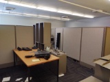 Contents of Room UC 10 inc. Cubicals, Metal Files, 2 Door Cabinets