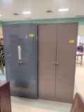 2 Metal 2 Door Cabinets, Bookcase, File Cabinets, Metal Cabinet